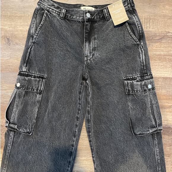 Madewell Low-Slung Cargo Ranney Wash Jeans Size 25 NWT - Picture 8 of 15